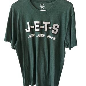 NFL NY Jets Short Sleeve T-Shirt Green Men's Size Large